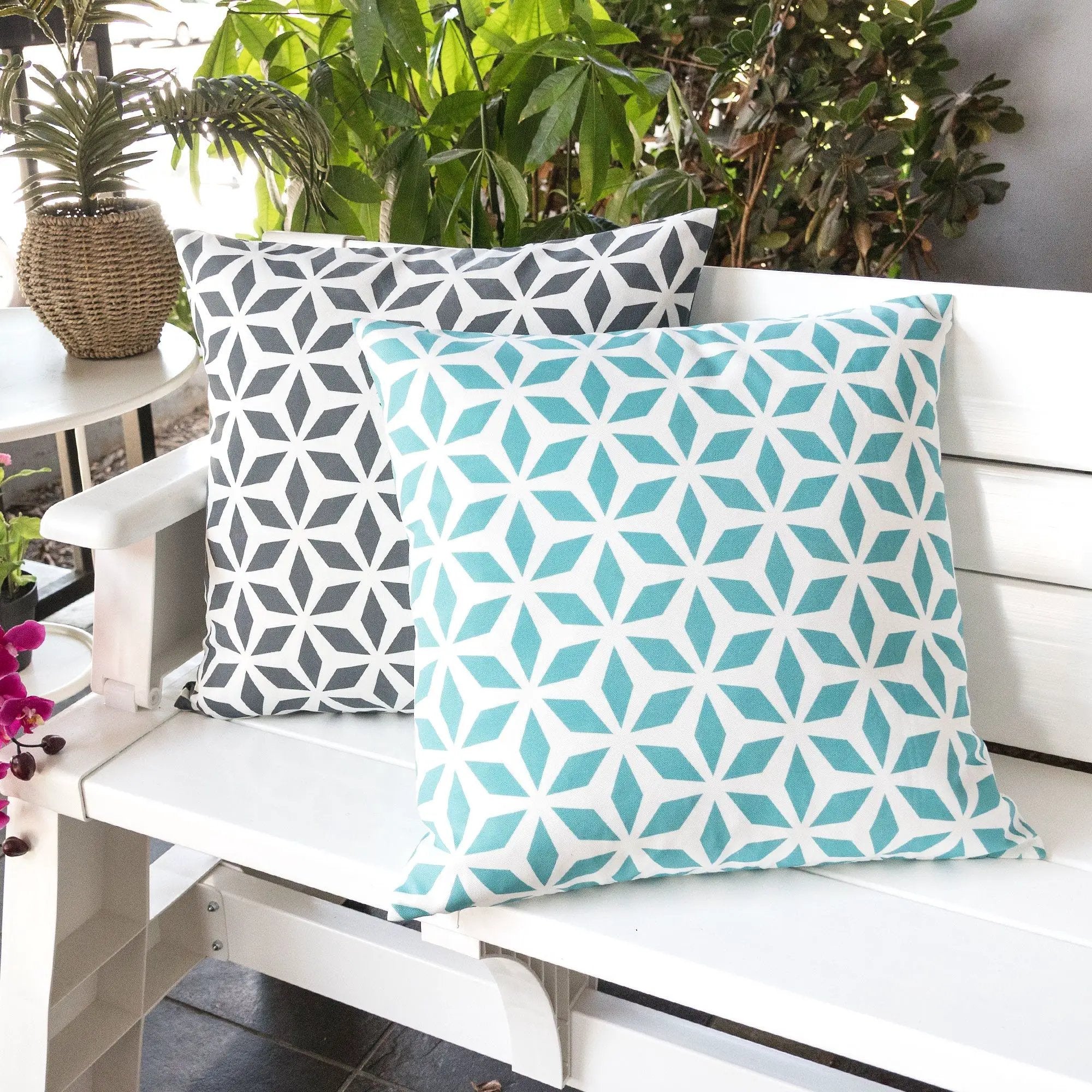 Crystal Burst - Outdoor & Indoor Pillow by Unique Piece Furniture