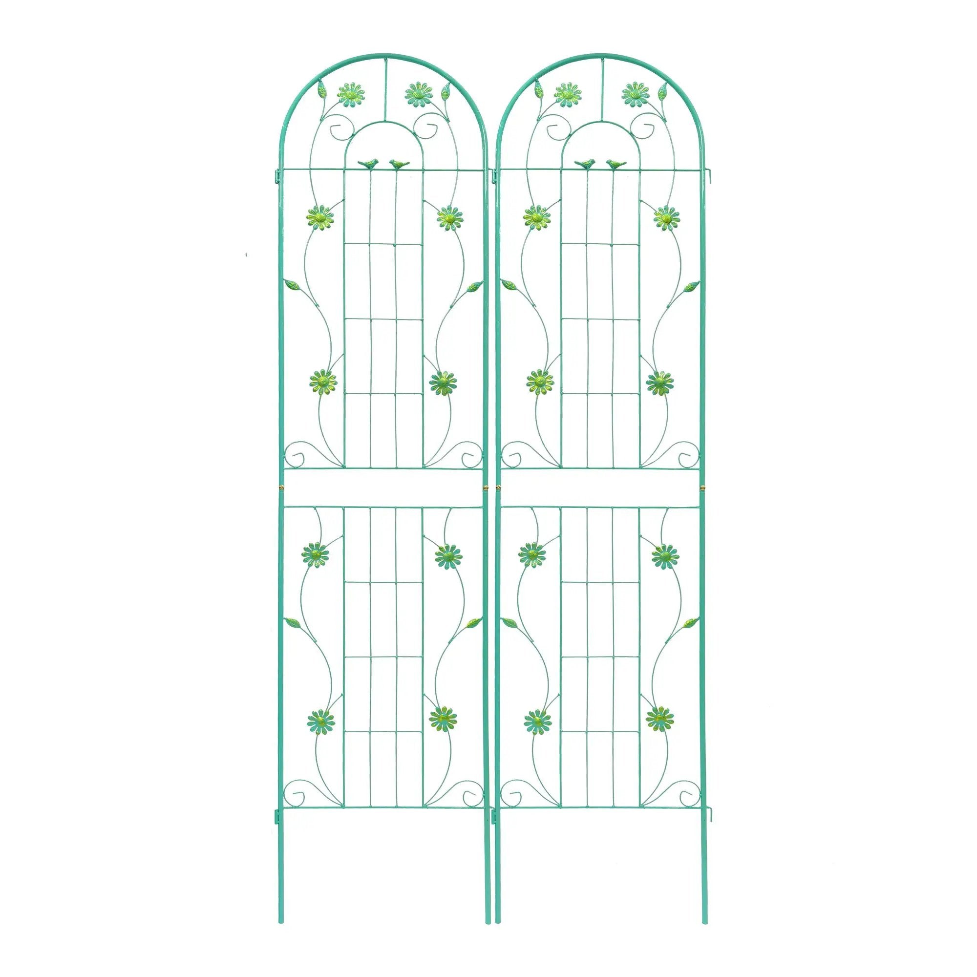 Metal Garden Trellis Rustproof Trellis For Climbing Plant Outdoor Flower Support by HouseOfZazla