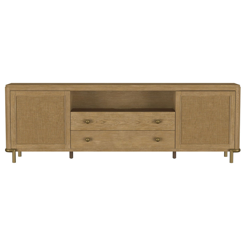 Benson - 2 Door TV Stand With Dual Drawers