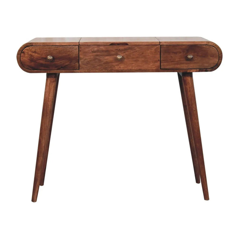 Round Dressing Table by Unique Piece Furniture