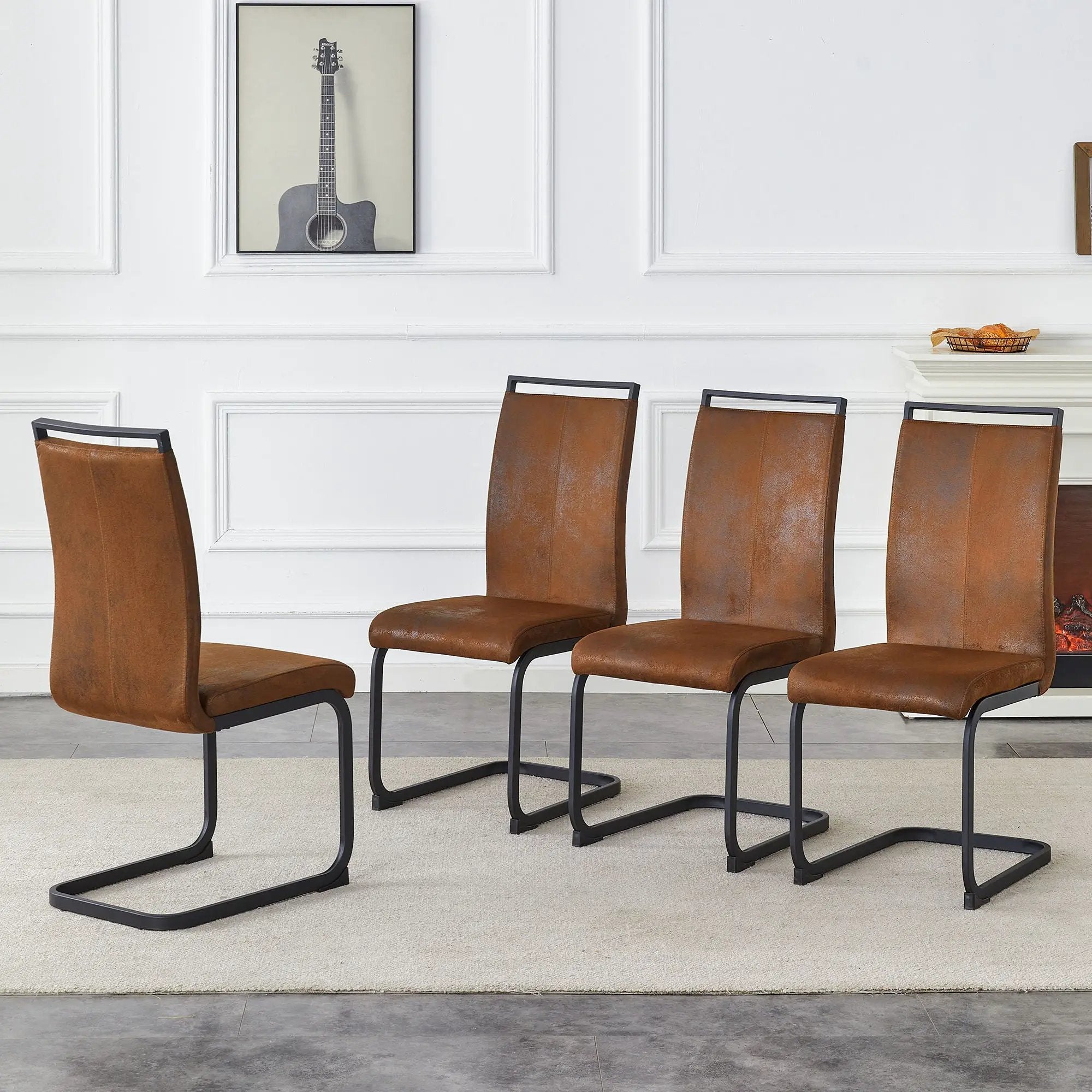 Dining Chairs With Ergonomic Backrest by HouseOfZazla