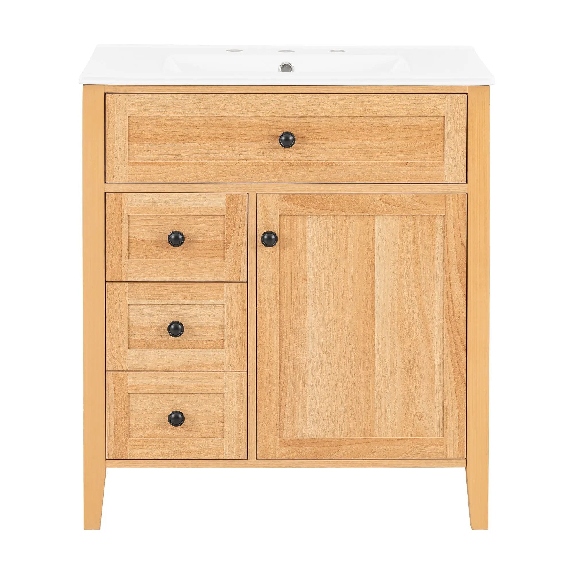 Bathroom Vanity With Sink, Soft Closing Cabinet by HouseOfZazla