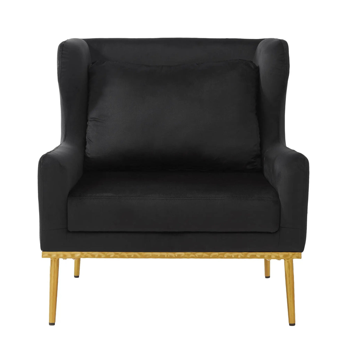 Elegant Curved Armrest Accent Armchair by HouseOfZazla