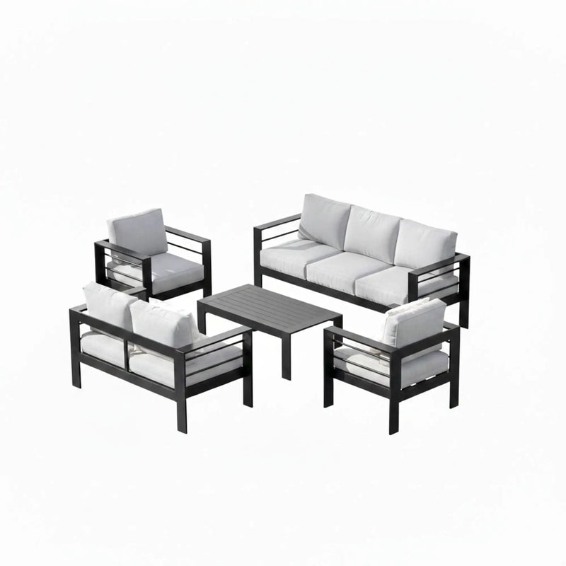 Outdoor Patio Set, All-Weather With Thick Cushions by HouseOfZazla