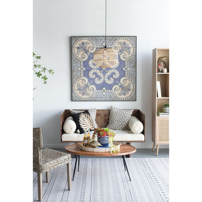 Oval Coffee Table - Brown by HouseOfZazla