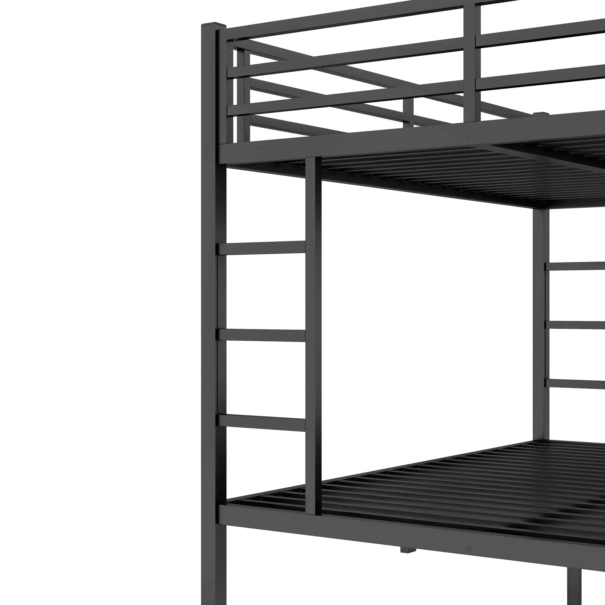 Metal Queen Over Queen Bunk Bed for Teens and Adults by HouseOfZazla