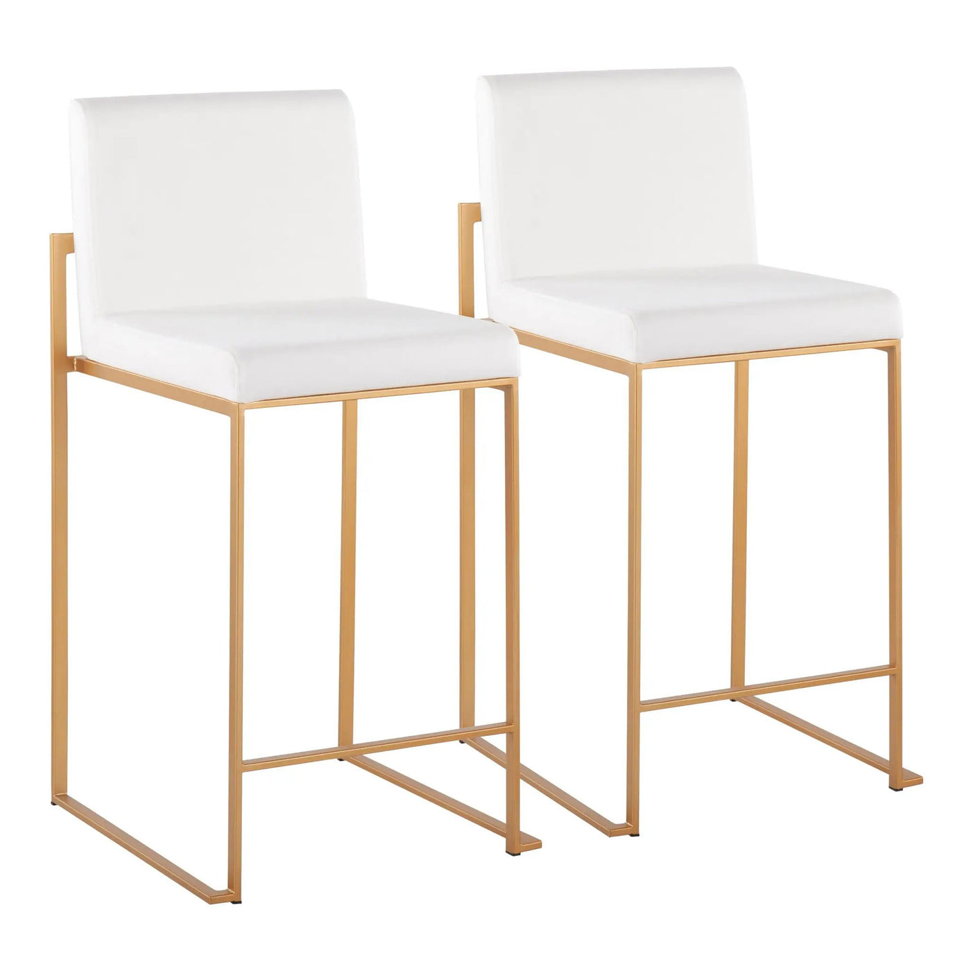 Fuji - Contemporary High Back Stylish Counter Stool by HouseOfZazla