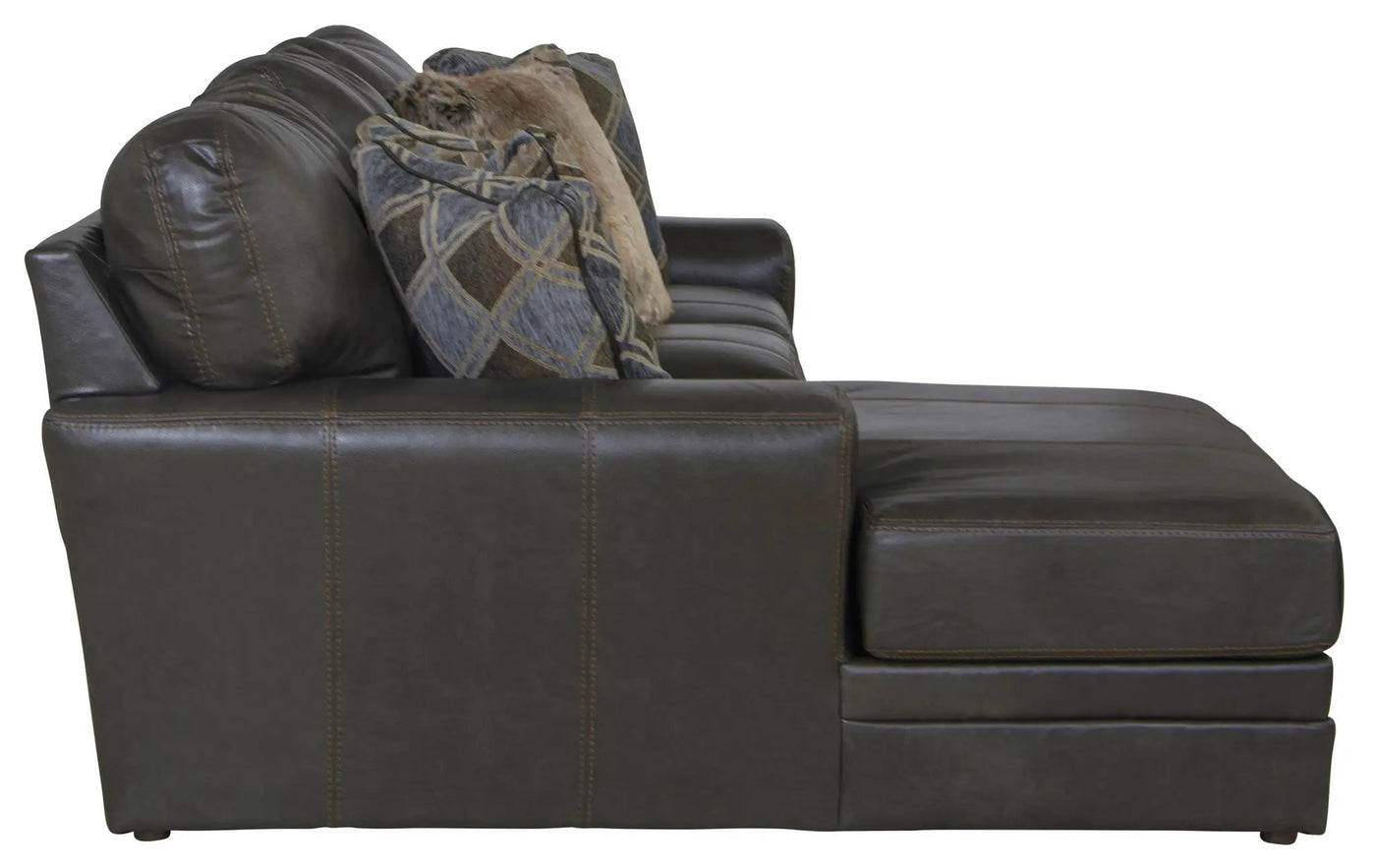 Denali - Italian Leather Match Sectional by Unique Piece Furniture