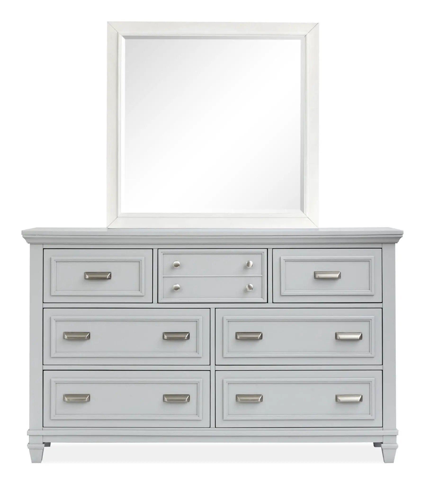 Charleston - Drawer Dresser With Landscape Mirror by Unique Piece Furniture