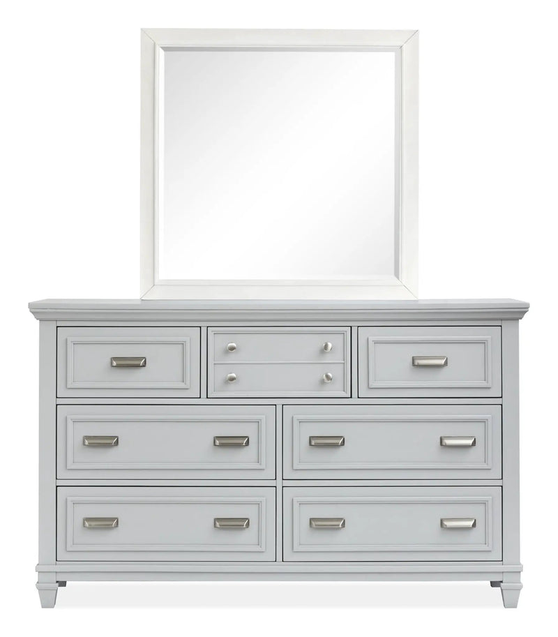 Charleston - Drawer Dresser With Landscape Mirror by Unique Piece Furniture