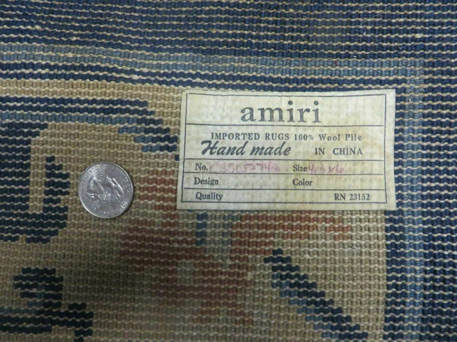 4' X 6' Antique Handmade Fine Knotted Peking Chinese Wool Rug Amiri Salmon by Jewel Rugs