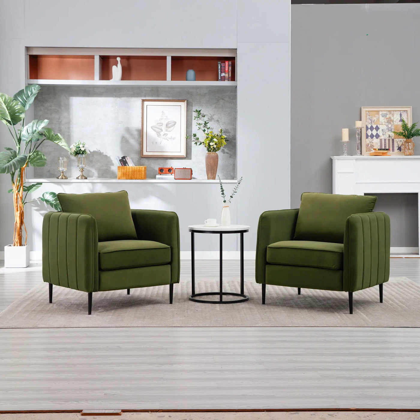 Accent Chair With Pillow For Living Room by HouseOfZazla
