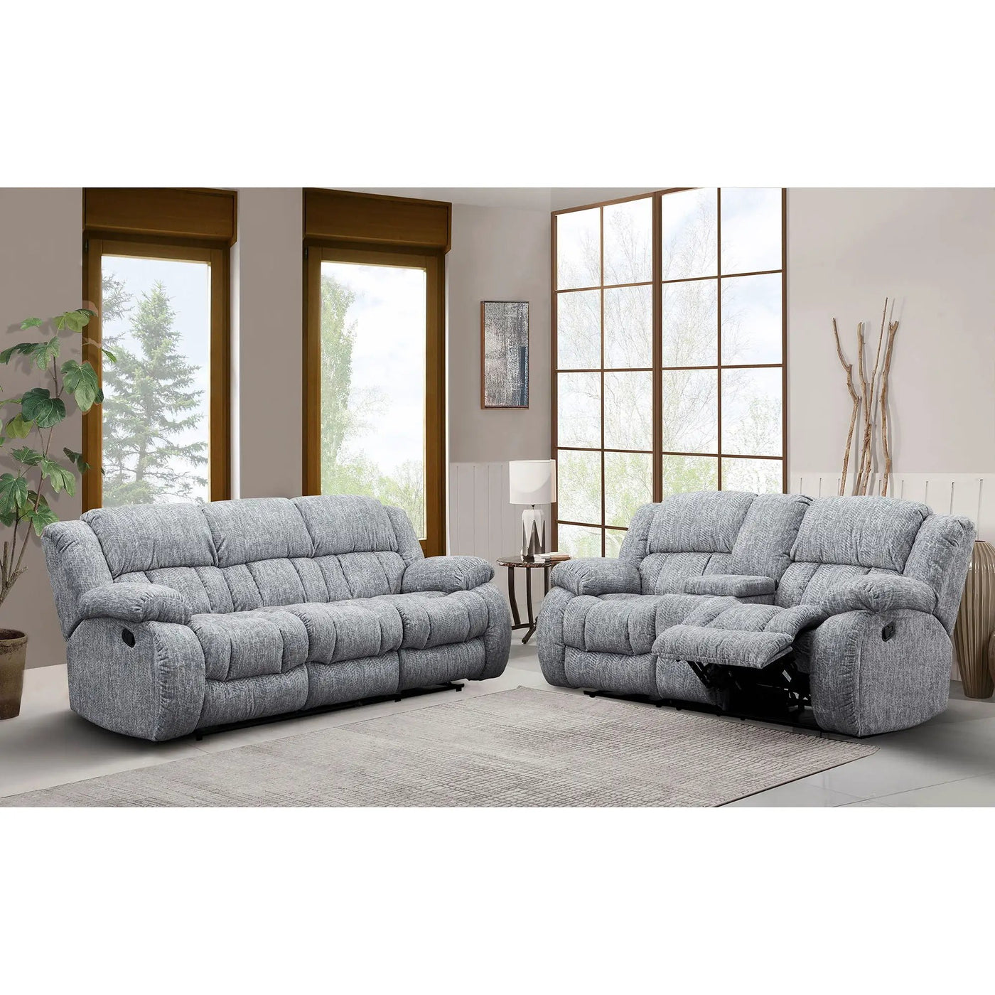 Stonic - Design Reclining Set by HouseOfZazla