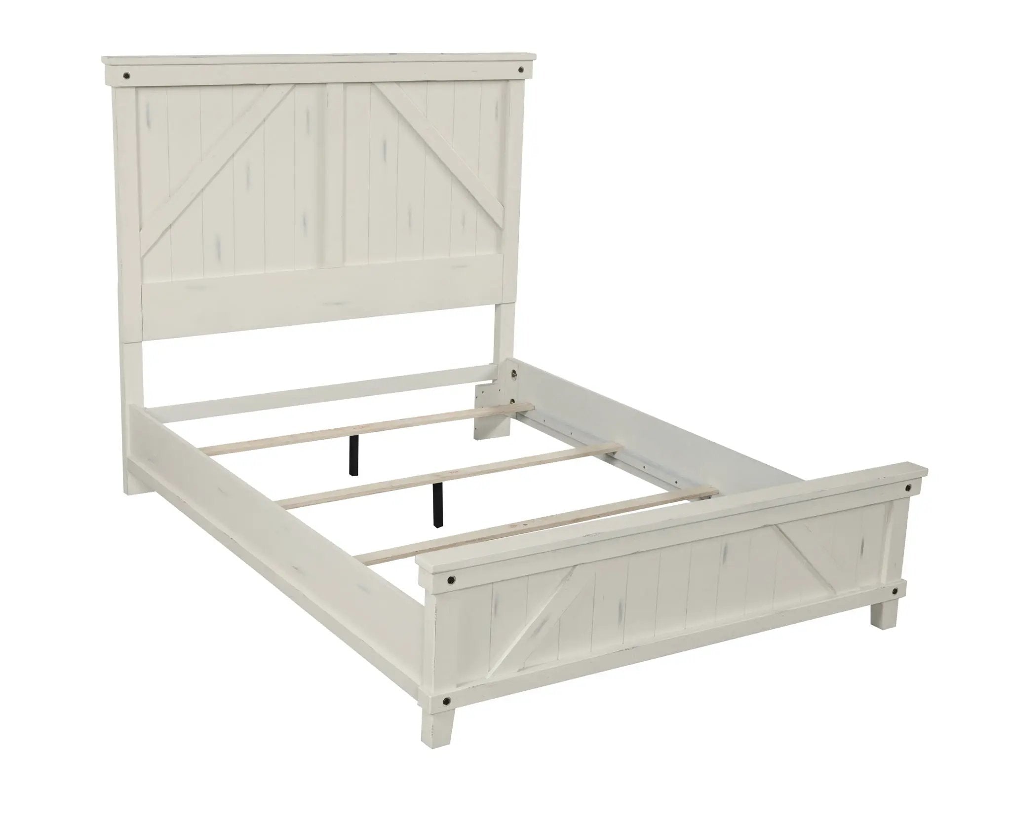 Industrial Farmhouse Bed by HouseOfZazla