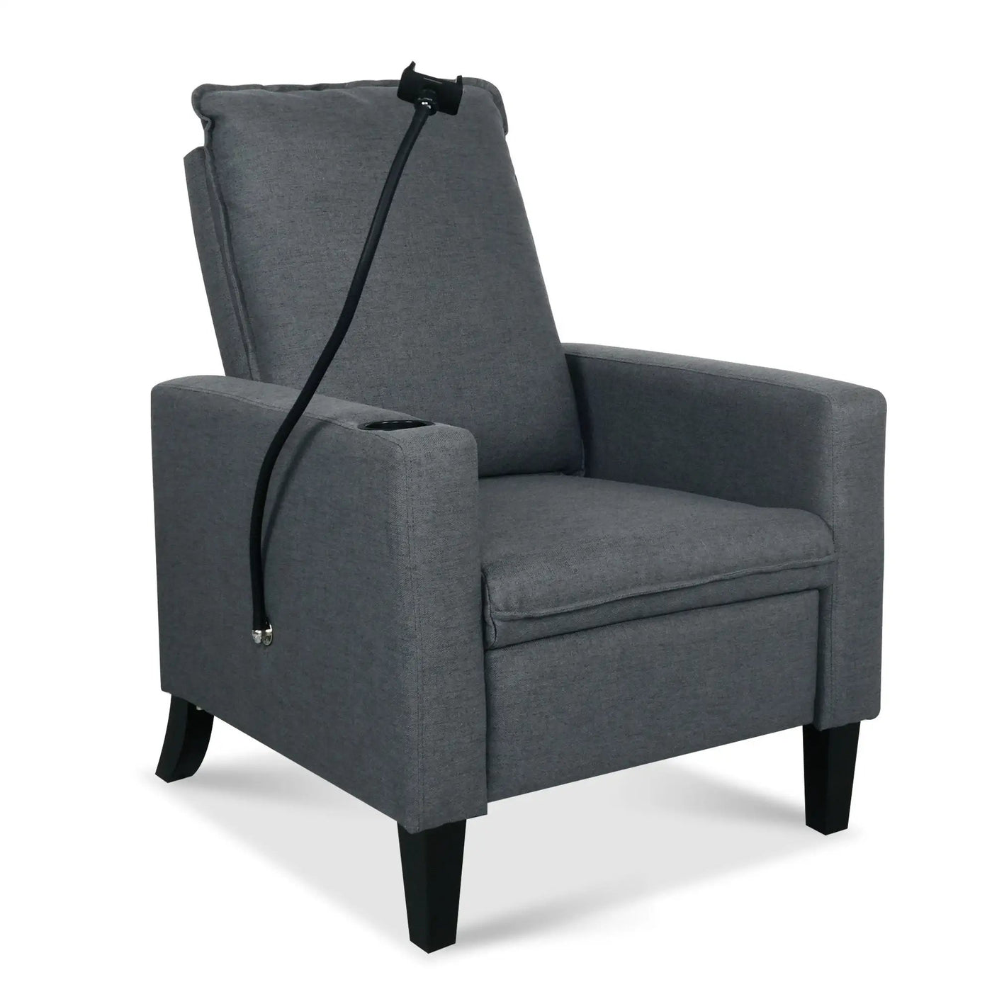 Recliner Chairs For Adults, Adjustable Recliner Sofa With Mobile Phone Holder & Cup Holder, Modern Reclining Chairs Fabric Push Back Recliner Chairs For Living Room, Bedroom by HouseOfZazla