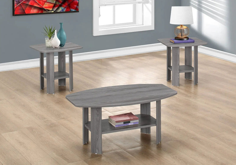 Table Set, Coffee, End, Side, Accent For Living Room (Set of 3) by HouseOfZazla