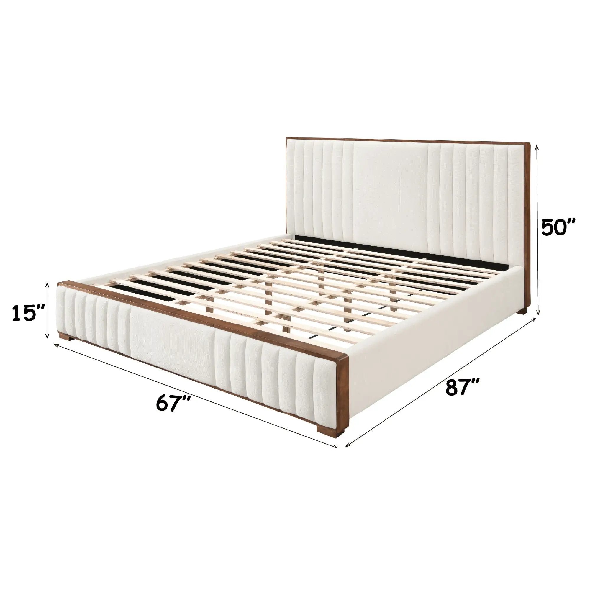 Kaleea - Queen Bed - Beige by Unique Piece Furniture
