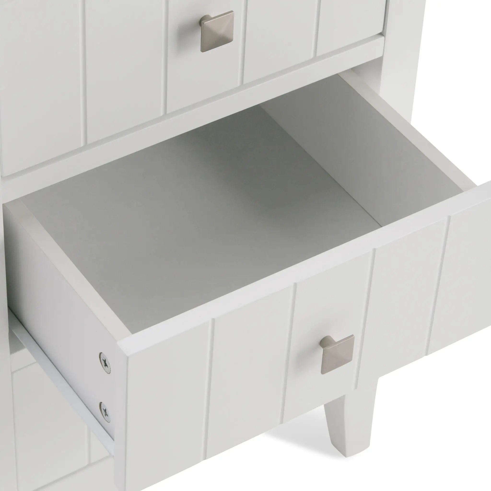 Acadian - 4 Drawer Floor Storage Cabinet - Pure White by Unique Piece Furniture