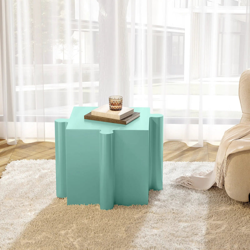 Puzzle Art Side Table by HouseOfZazla