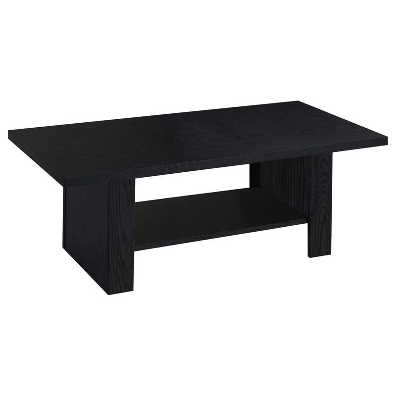 Rodez 3-piece Engineered Wood Coffee Table Set Black by Unique Piece Furniture
