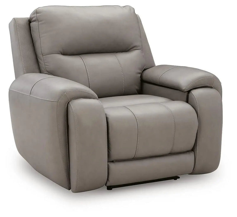 Real Moments - Power Recliner With Audio Seating - Ash by Unique Piece Furniture