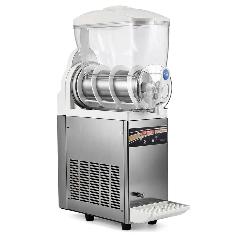 Commercial Slushy Machine 15L Single Tank 550W Freezer by DirectDeals