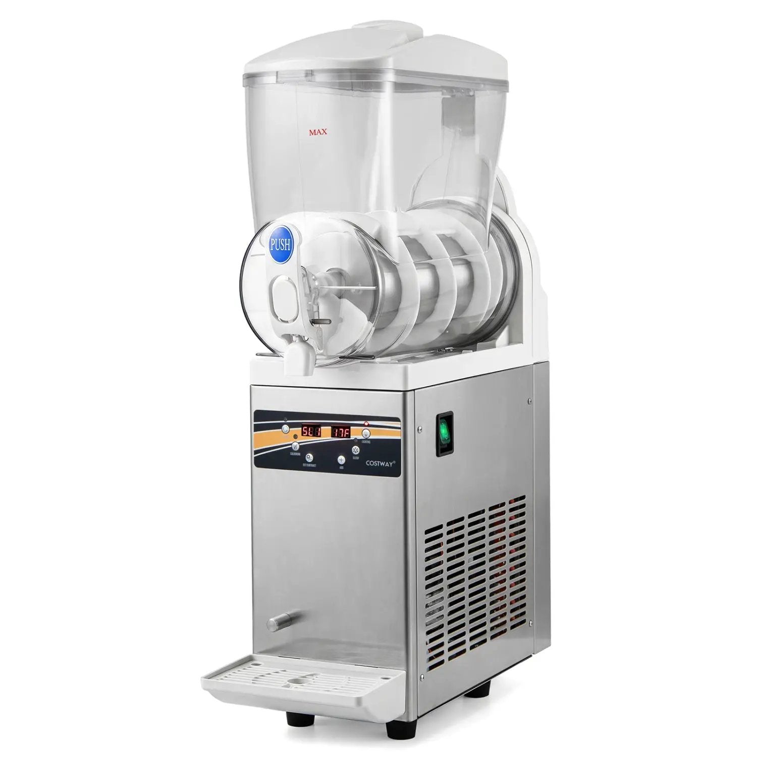 Commercial Slushy Machine 15L Single Tank 550W Freezer by DirectDeals