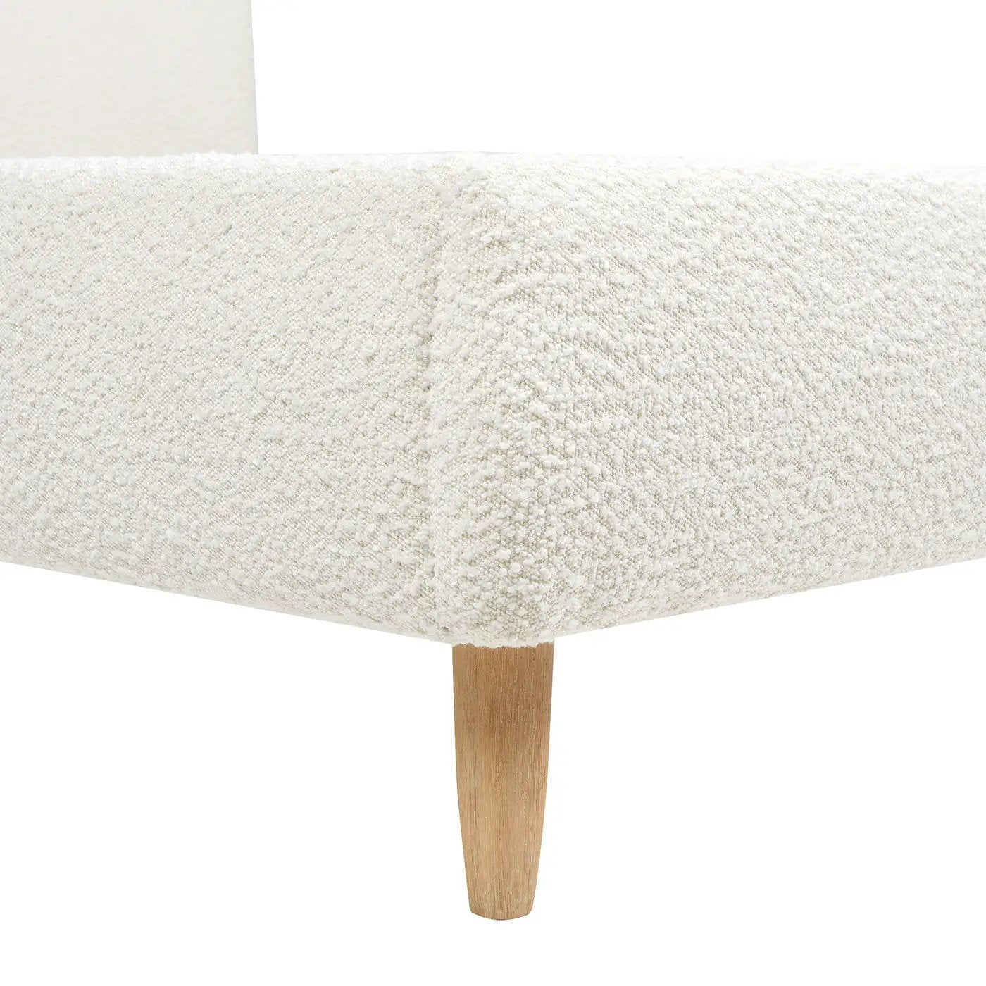 Roman - Curved Headboard Upholstered Platform Bed by Unique Piece Furniture