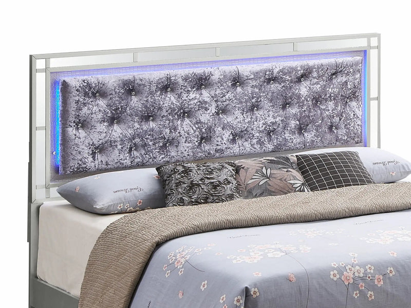 Madison - Upholstered Bed With LED by Unique Piece Furniture