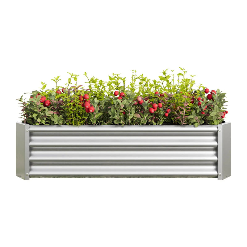 Metal Raised Garden Bed 4x2x1 ft by HouseOfZazla