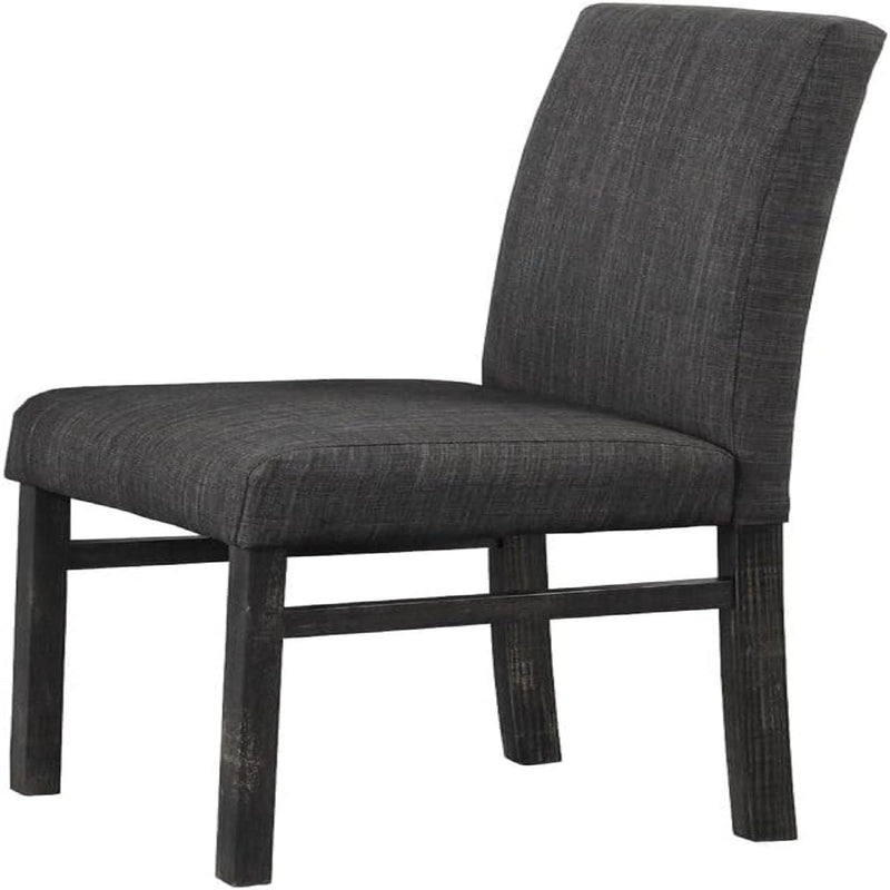 5 Piece Transitional Dining Set With Table And Upholstered Chairs by HouseOfZazla