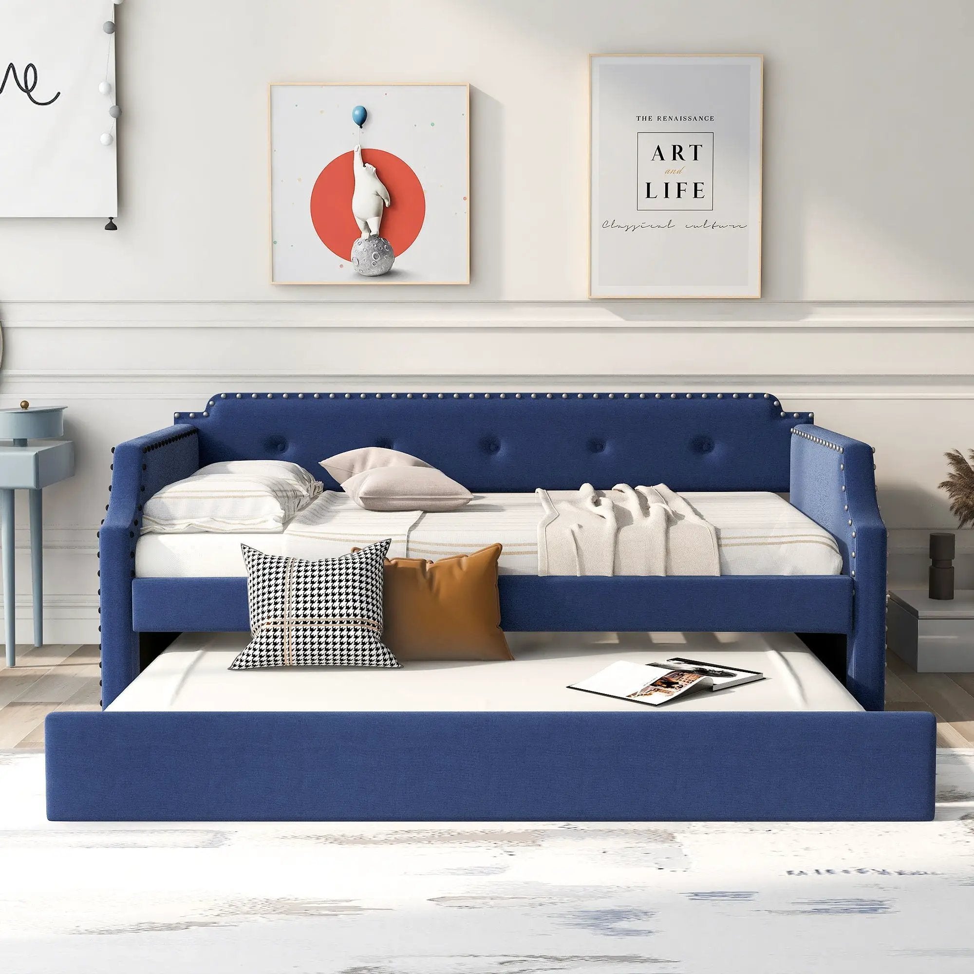 Upholstered Daybed With Trundle by Unique Piece Furniture