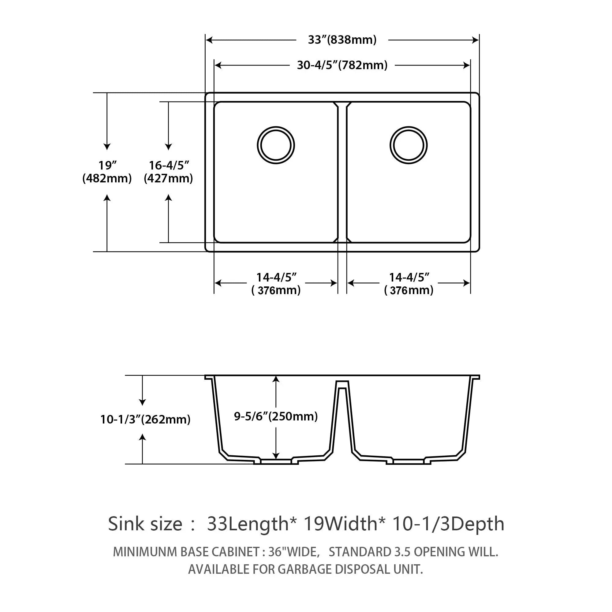 Granite Composite Double Bowl Undermount Kitchen Sink by HouseOfZazla