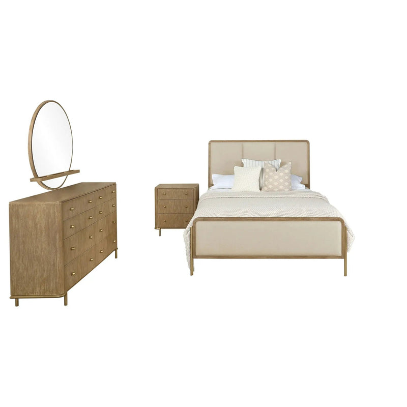 Arini 4-piece Queen Bedroom Set Cream and Sand Wash by Unique Piece Furniture