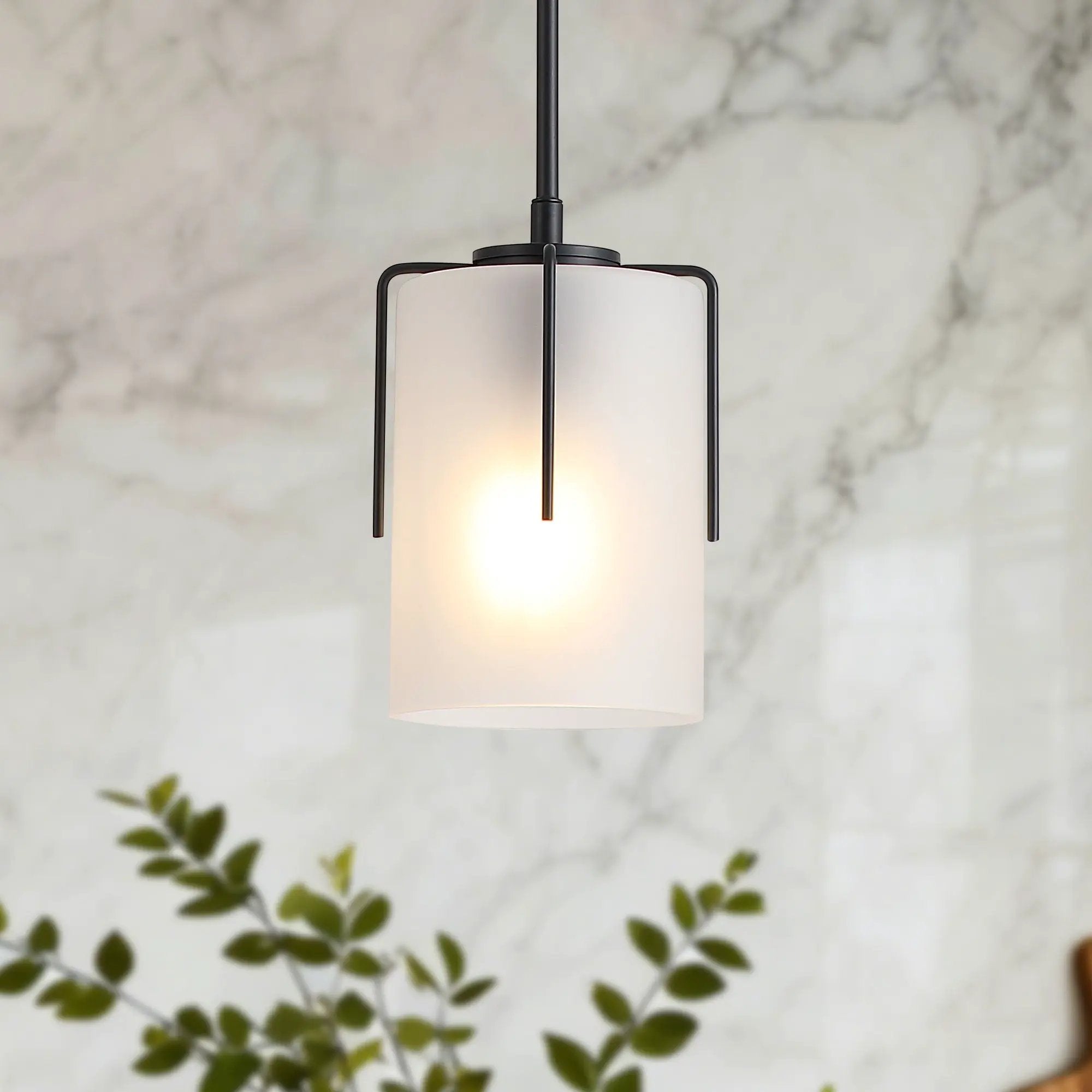 Adjustable Cylindrical Pendant Light by Unique Piece Furniture