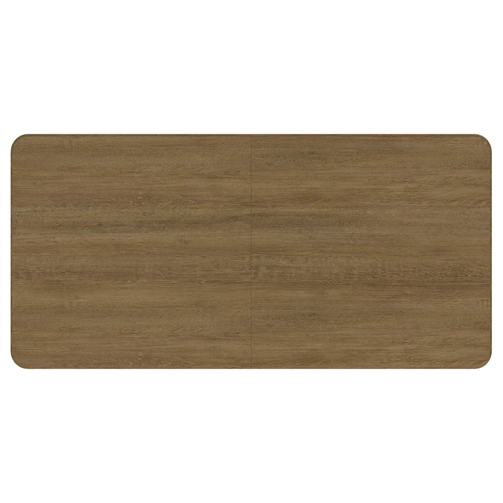 Benson - Extension Leaf Dining Table With Trestle Base - Sand