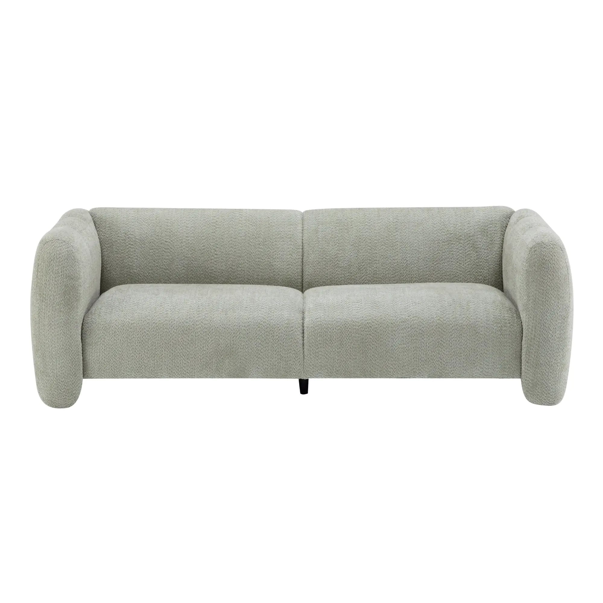 Tonson 83" 3-Seater Boucle Sofa with Wave Design by HouseOfZazla
