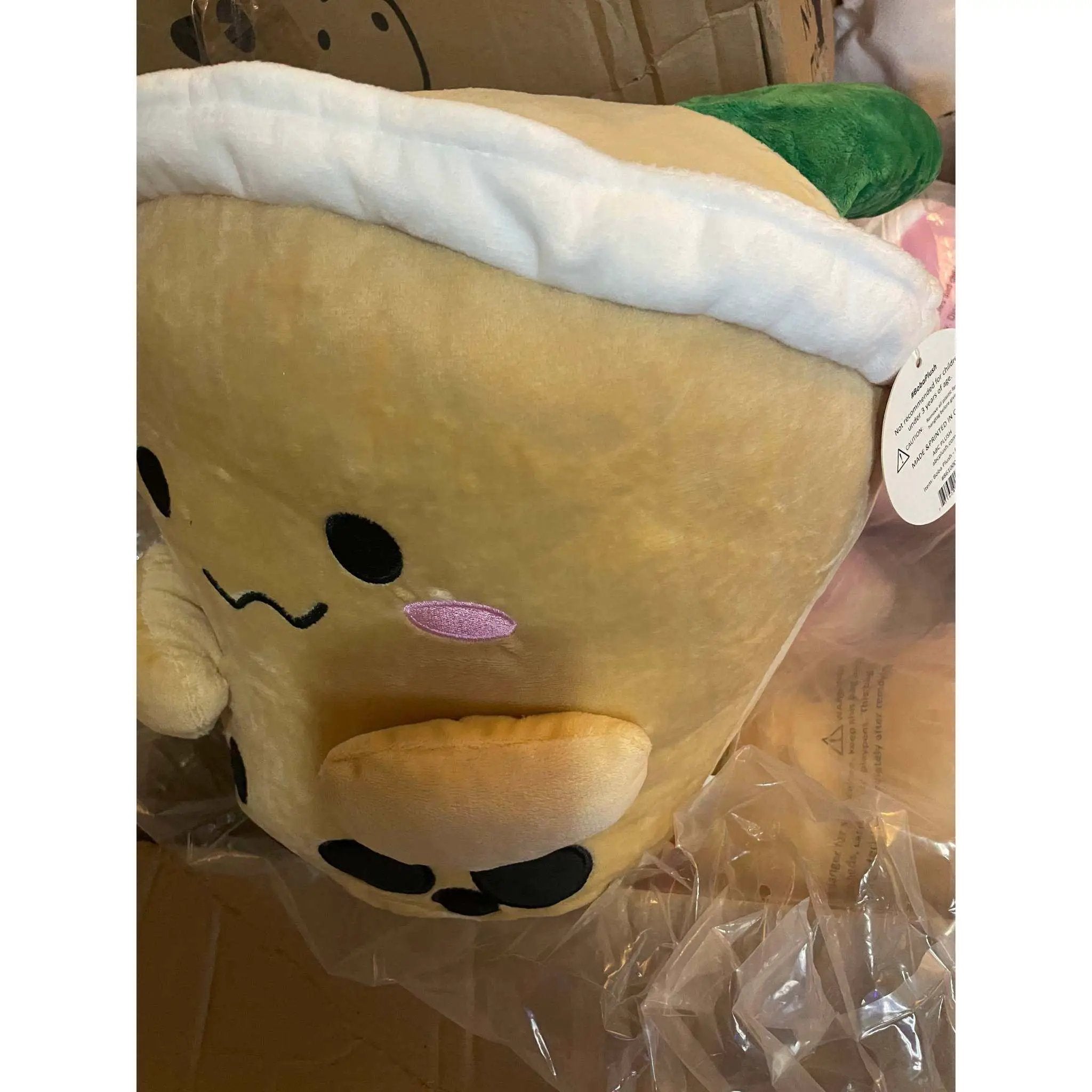 ABC Boba Tea Plush Orignial Cute Stuffed Animal Toy for Wallet, Backpack or Purse 5" by Selzalot