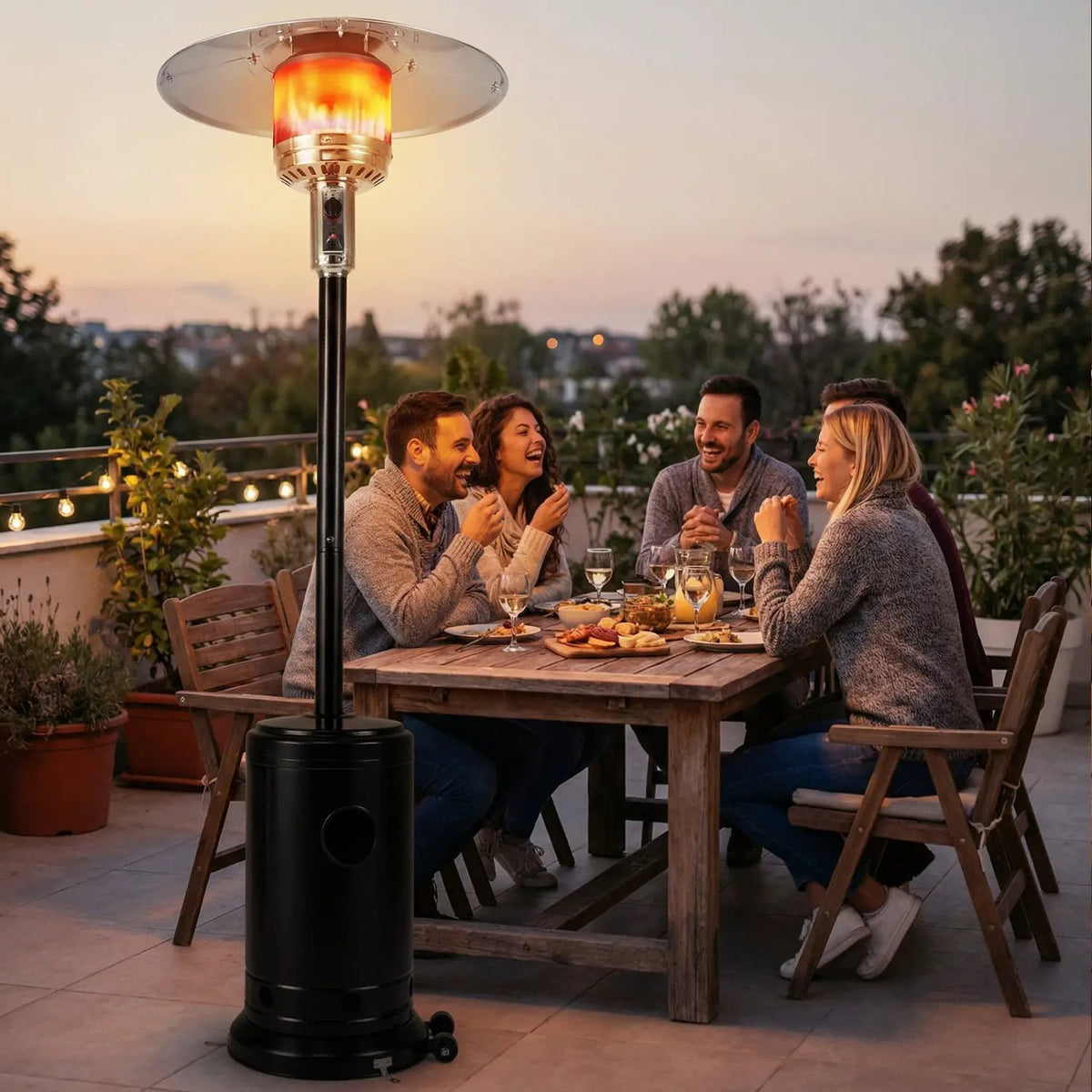 50 000 BTU Patio Propane Gas Heater with Stainless Steel Burner, photo 6 of 24