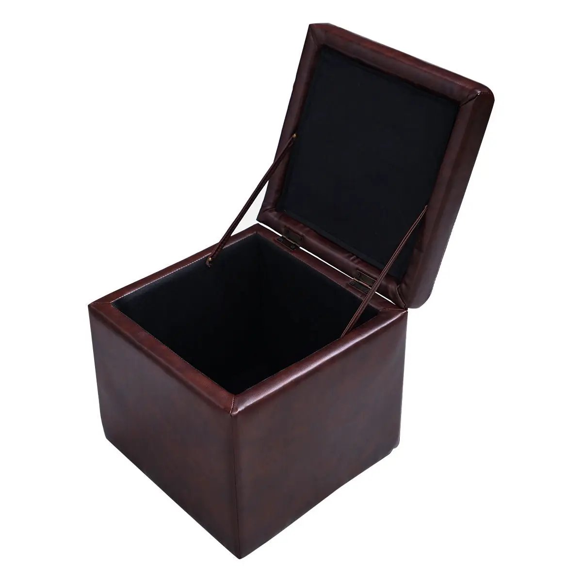 Foldable Cube Ottoman Pouffe Storage Seat, photo 10 of 16