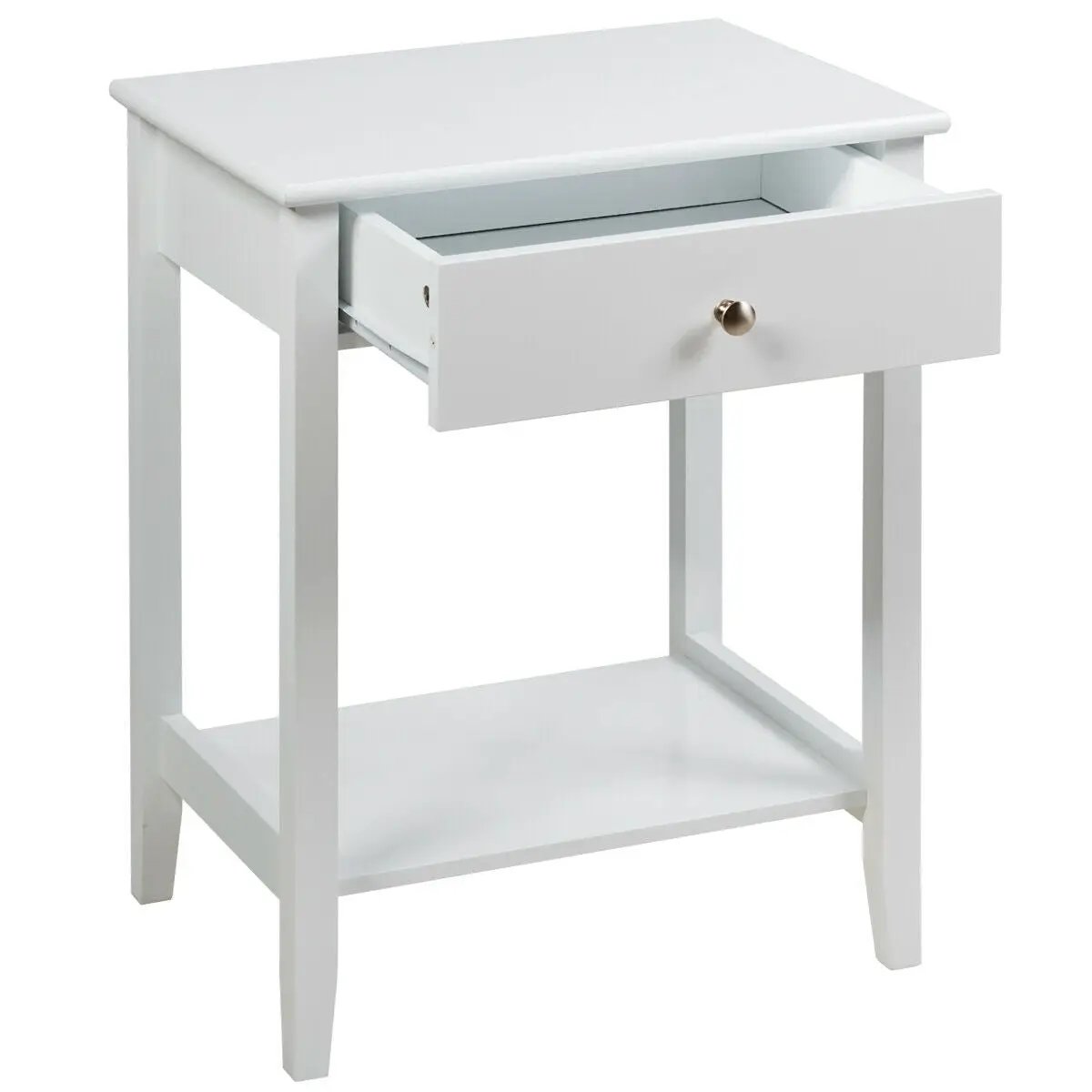 Wooden Nightstand End Table Storage Display, photo 9 of 16