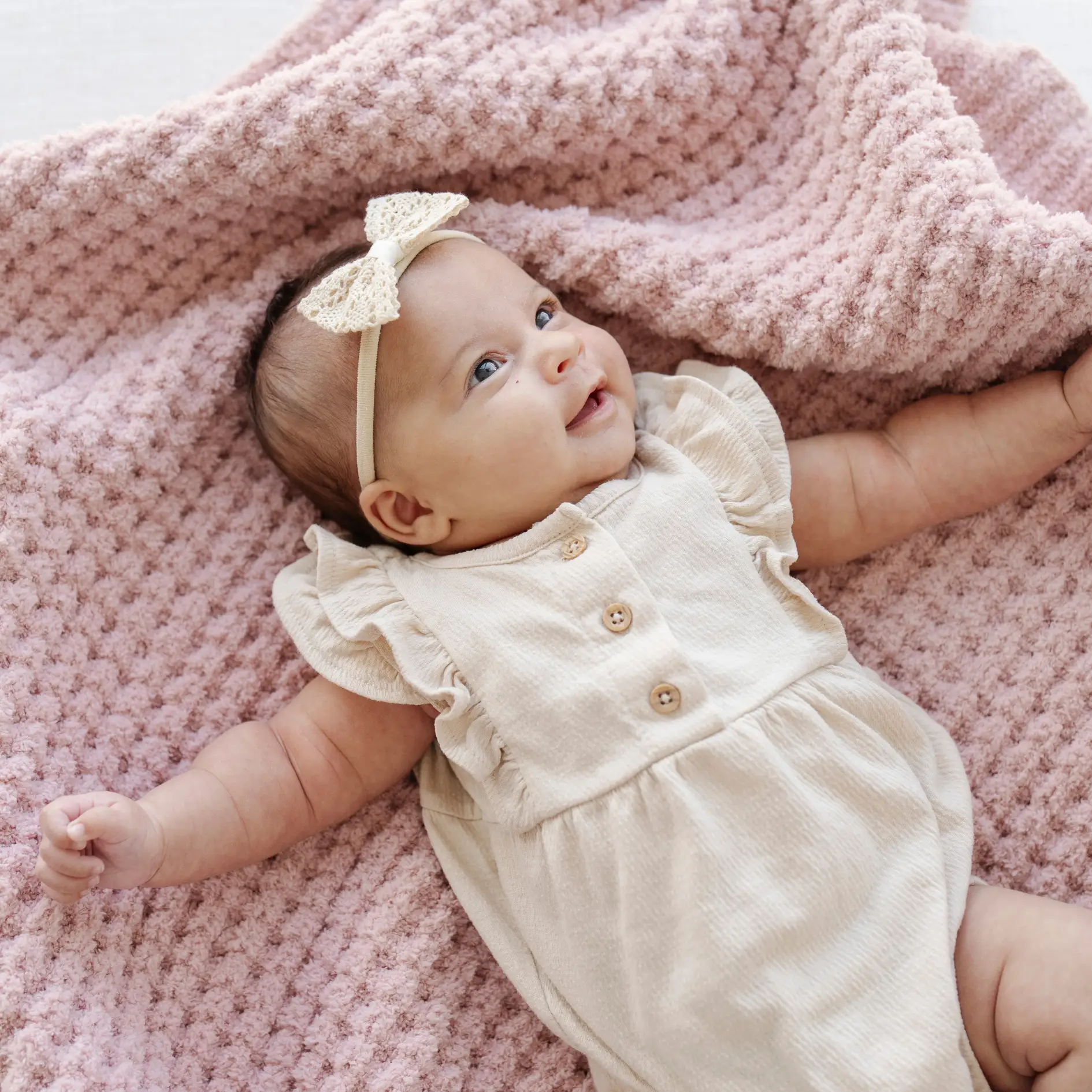 WAFFLE KNIT RECEIVING BLANKETS by HouseOfZazla