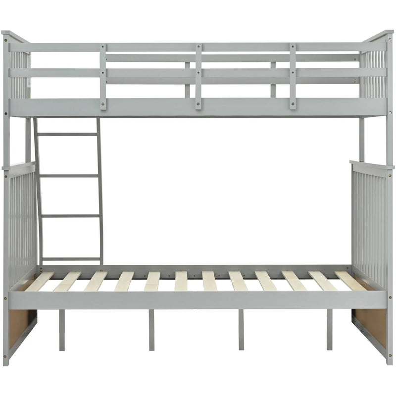 Bunk Bed With Ladder, And Safety Guard Rails by Unique Piece Furniture