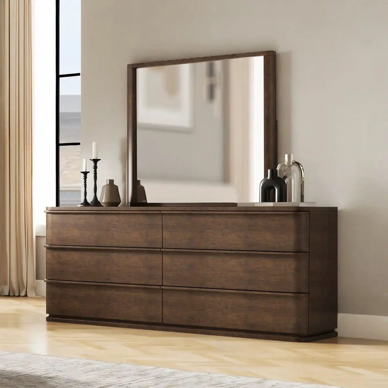 Zoey - Dresser - Brown Oak by Unique Piece Furniture