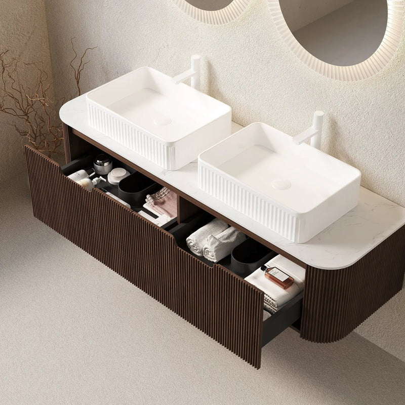 Dina 60" Bathroom Vanity with Sinks by HouseOfZazla