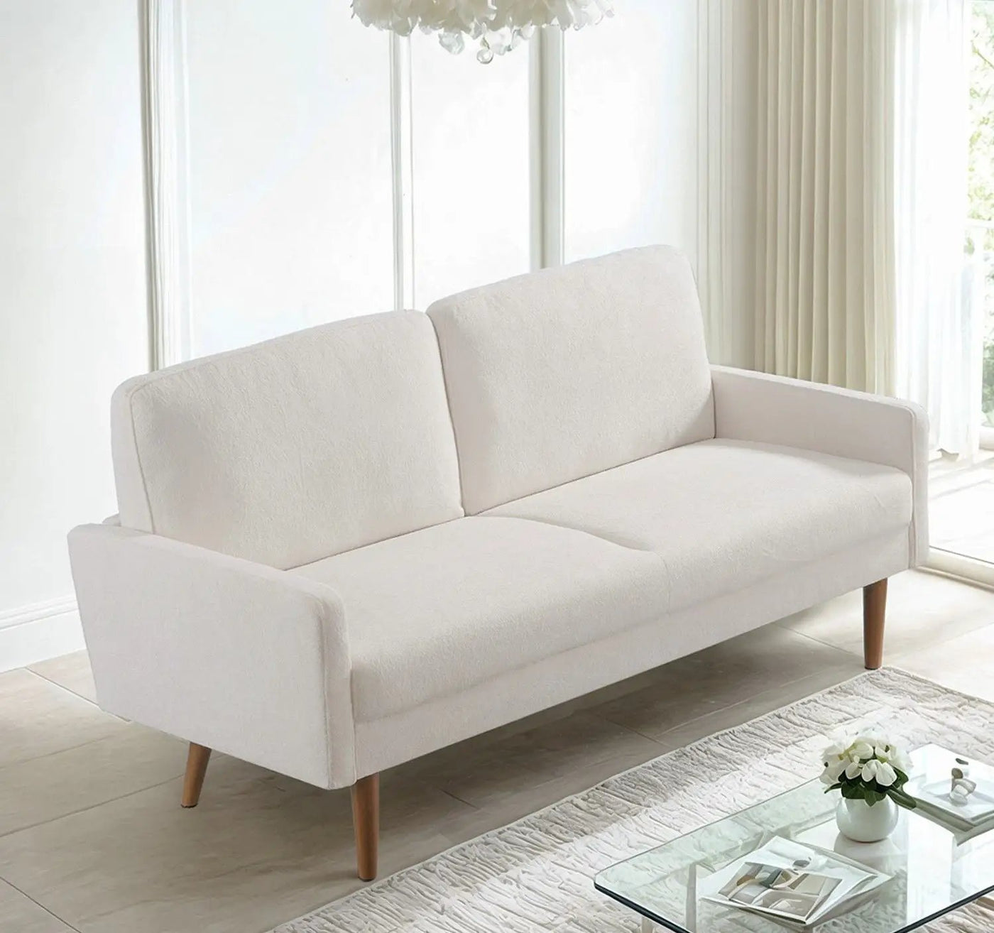 Sofa, European Style With Sleek Design, Modern & Vintage Flair, Upholstered 3 Seater Couch by Unique Piece Furniture
