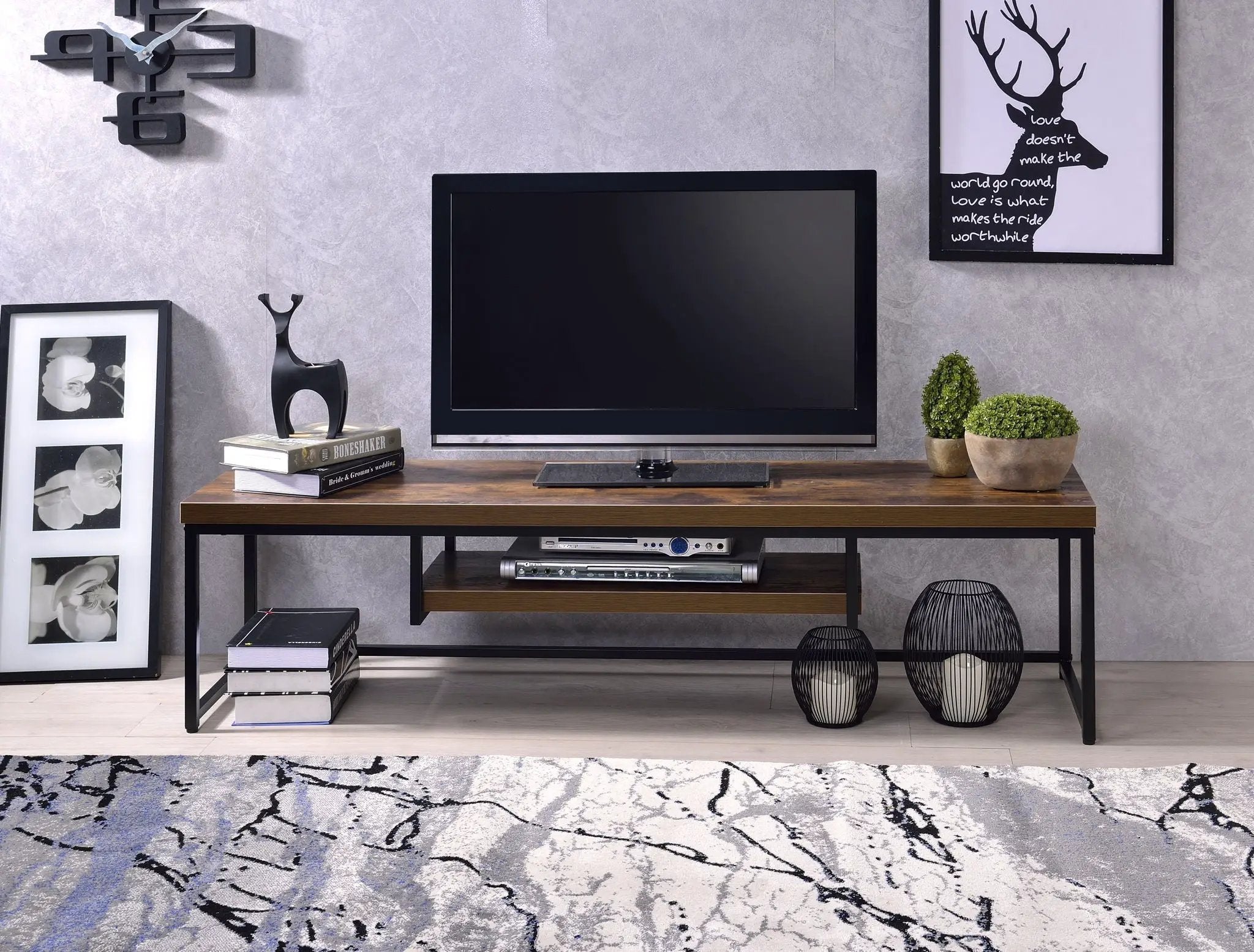 Bob TV Stand, Compact Storage by HouseOfZazla