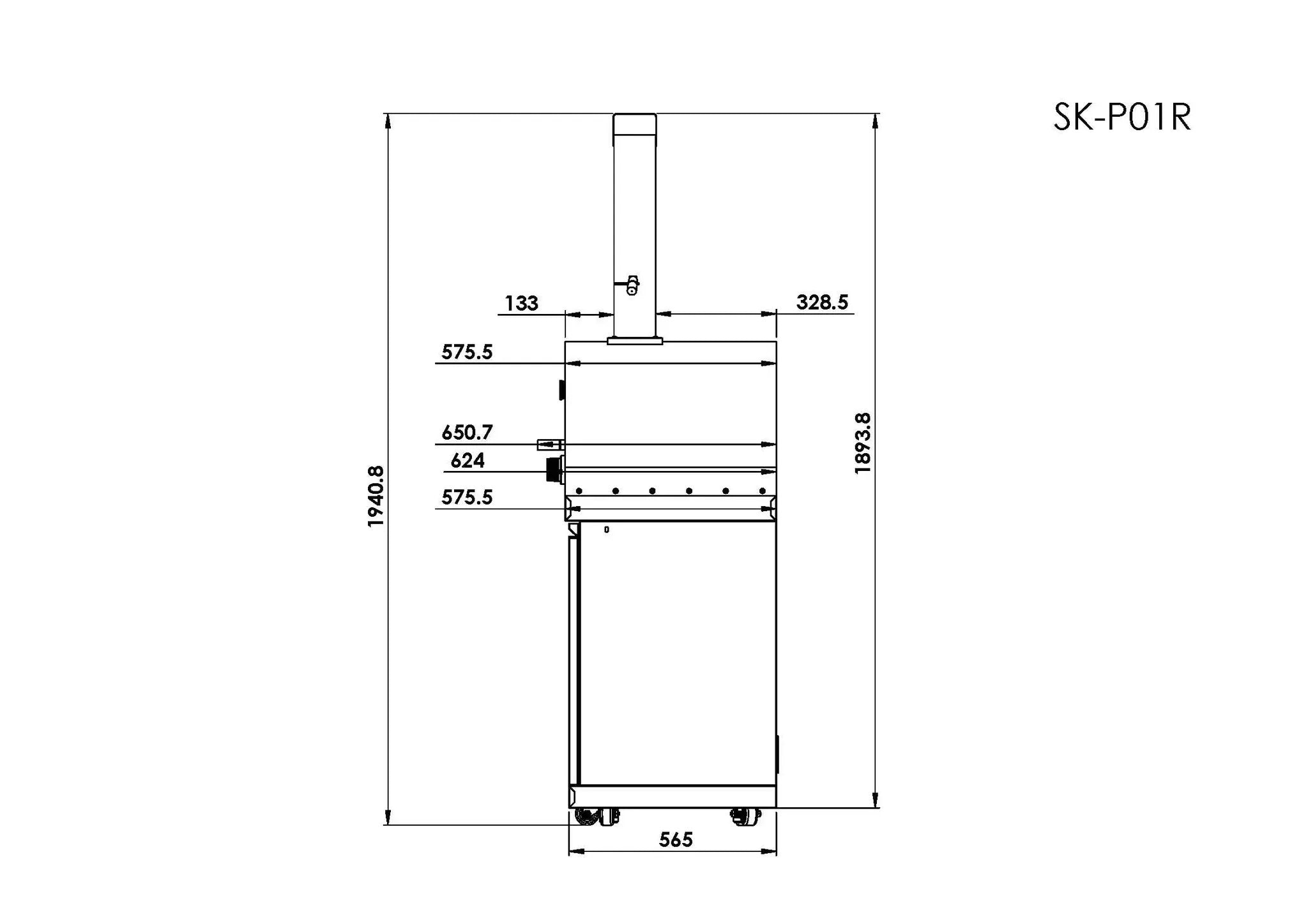Stainless Steel Gas Pizza Oven - 35000 BTU for 16 Inch Pizza by HouseOfZazla