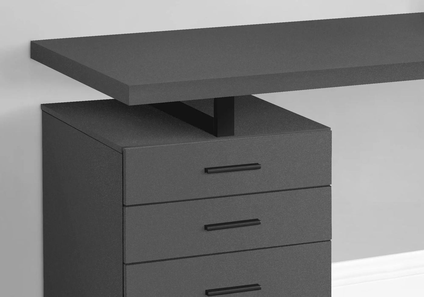 Computer Desk For Home Office, Left or Right Setup with Storage Drawers by HouseOfZazla