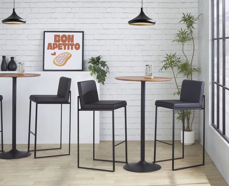Fuji - Contemporary High Back Barstool Elegant Design by Unique Piece Furniture